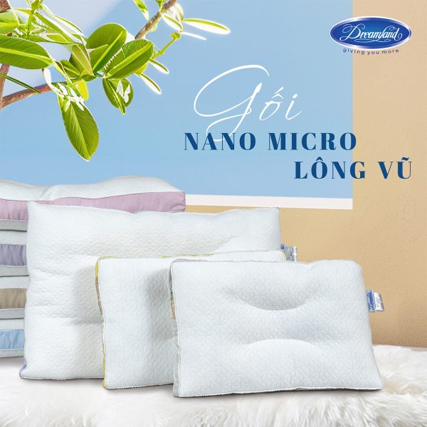 Ruột gối Nano Micro Lông Vũ