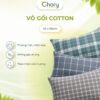 Vỏ Gối Cotton | Thoáng Mát, Bền Bỉ | 45x65cm